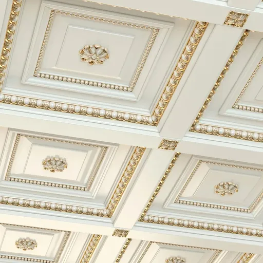 Floral egg and dart moulding beech